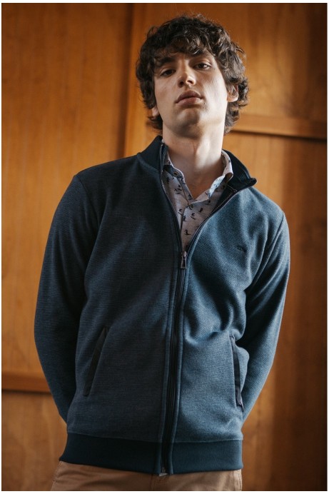 CHAQUETA PUNTO MARINO HOMBRE