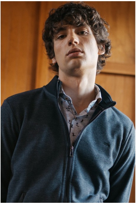 CHAQUETA PUNTO MARINO HOMBRE 2