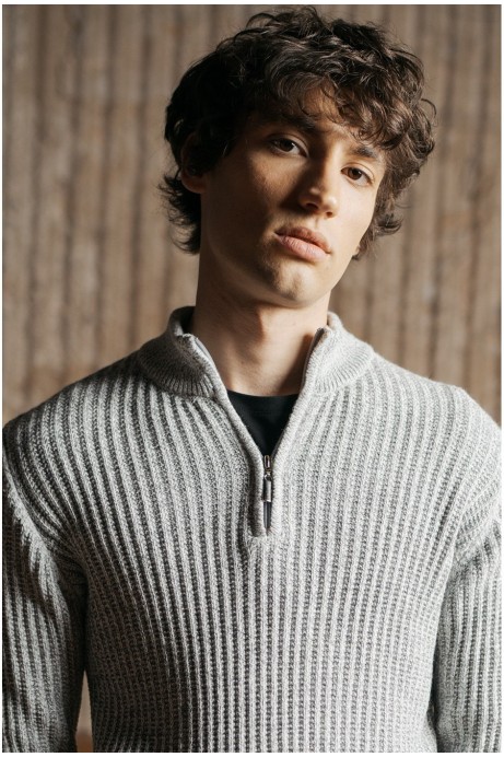 JERSEY PUNTO CANALÉ CON CREMALLERA 2