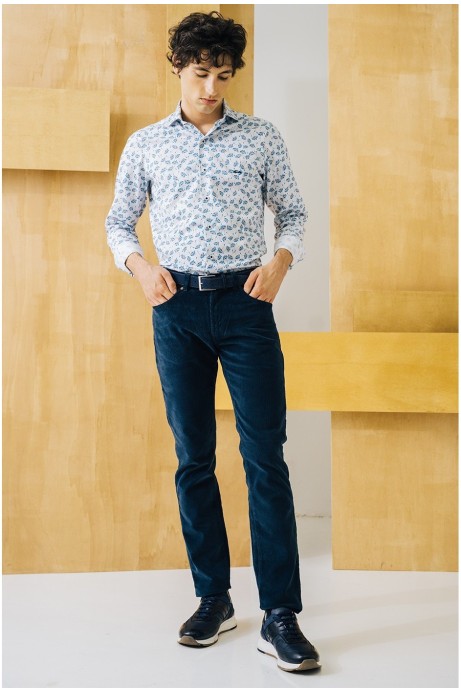 PANTALÓN CARGO MARINO SLIM FIT 2