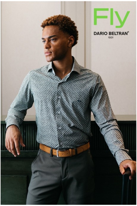 CAMISAS BIELÁSTICA ESTAMPADO FLORES QUE NO NECESITA PLANCHA