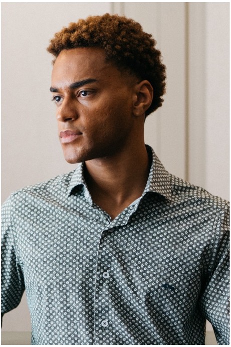 CAMISAS BIELÁSTICA ESTAMPADO FLORES QUE NO NECESITA PLANCHA 2