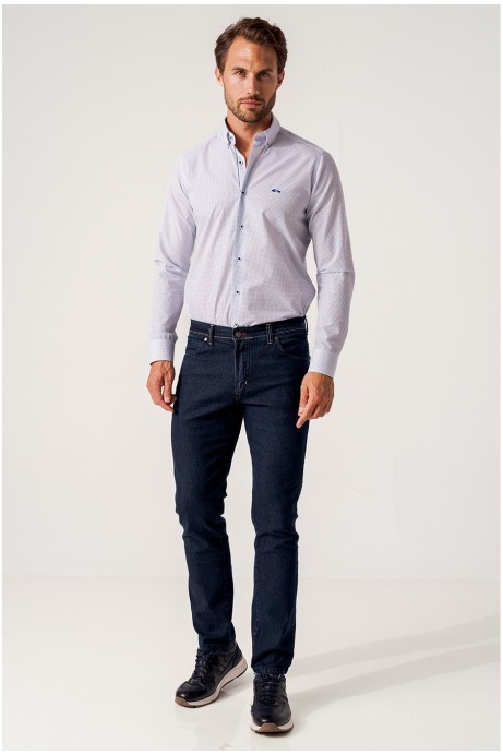 PANTALÓN LARGO 5 BOLSILLOS ELÁSTICO VAQUERO 2