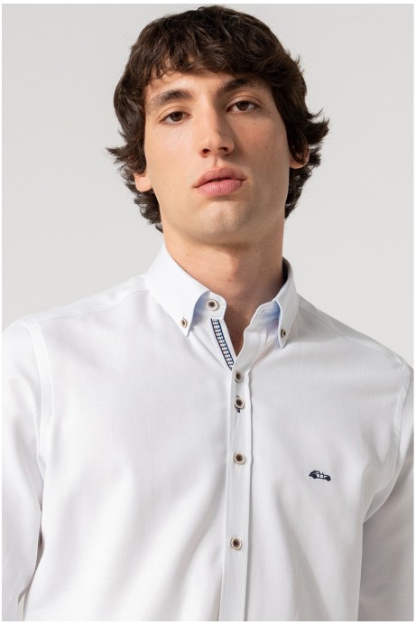 CAMISA HOMBRE SLIM FIT BLANCO 2