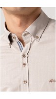 CAMISA SLIM FIT HOMBRE EN BEIGE