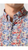 CAMISA HOMBRE ESTAMPADO MULTICOLOR ABSTRACTO