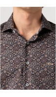 CAMISA SLIM FIT HOMBRE ESTAMPADO MANDALAS