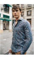 CAMISA SLIM FIT ESTAMPADO MULTICOLOR