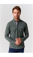 POLO HOMBRE BÁSICO VERDE