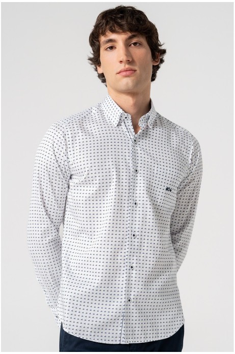 CAMISA ESTAMPADO VESPAS CON BOLSILLO