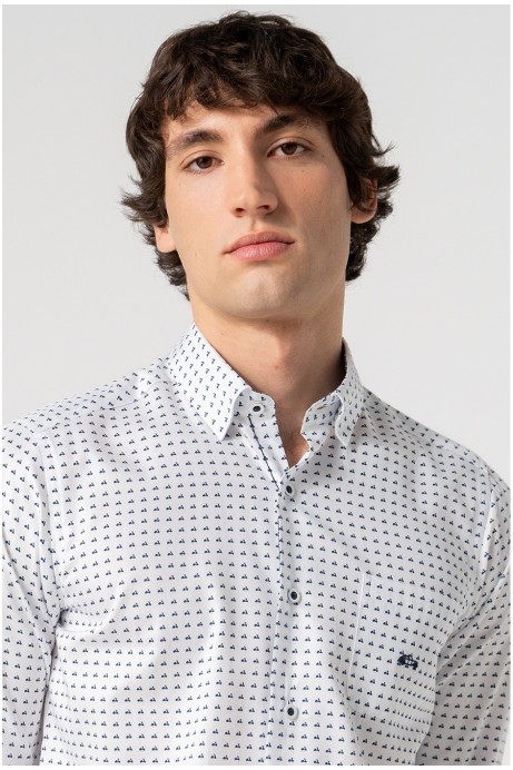 CAMISA ESTAMPADO VESPAS CON BOLSILLO 2