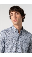 CAMISA HOMBRE SLIM FIT ESTAMPADO MONTAÑAS
