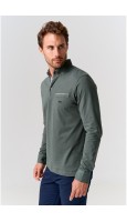 POLO HOMBRE BÁSICO VERDE