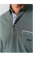 POLO HOMBRE BÁSICO VERDE