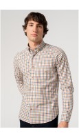 CAMISA HOMBRE CUADRO VICHY CON BOLSILLO