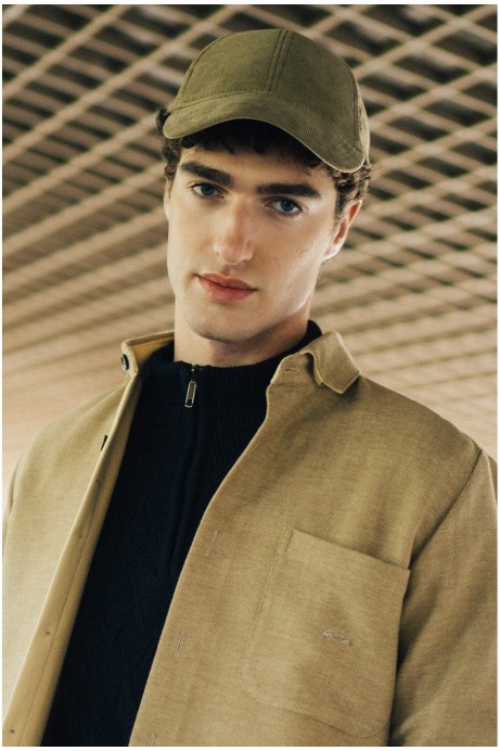 SOBRECAMISA HOMBRE COLOR BEIGE CON BOLSILLO GRANDE 2