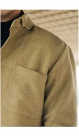 SOBRECAMISA HOMBRE COLOR BEIGE CON BOLSILLO GRANDE