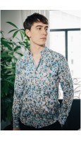 CAMISA HOMBRE ESTAMPADO ABSTRACTO COLORES SLIM FIT