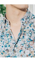 CAMISA HOMBRE ESTAMPADO ABSTRACTO COLORES SLIM FIT