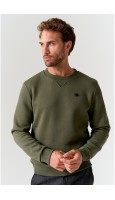SUDADERA CUELLO REDONDO CAQUI