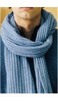 BUFANDA AZUL JEANS HOMBRE